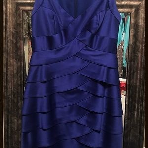 London Times size 4 bright blue formal dress.